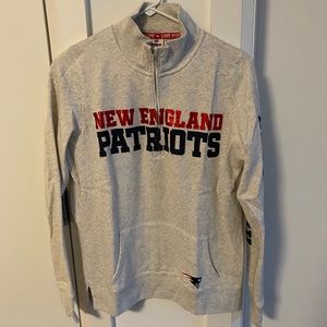 VS PINK Patriots quarter zip sweatshirt